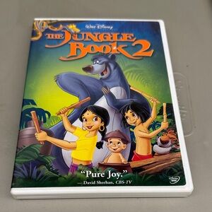 Disney The Jungle Book 2 DVD with Blue and Orange Cover